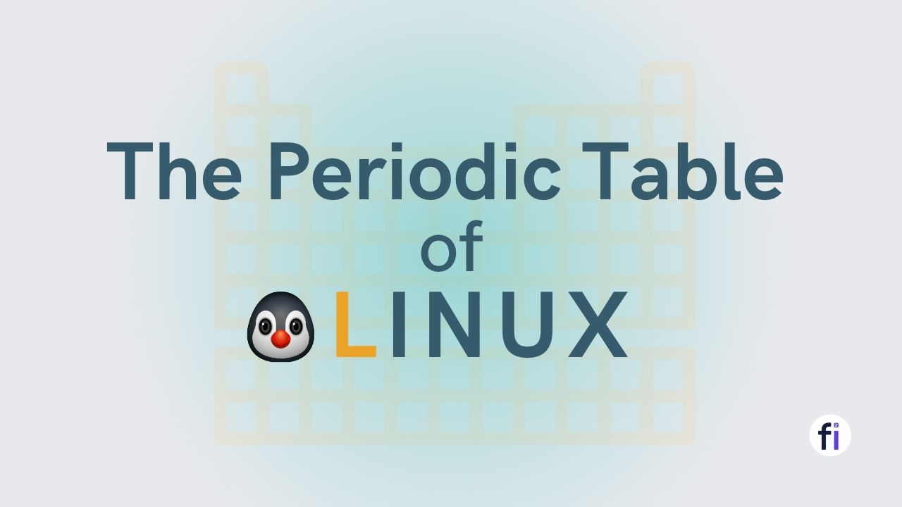 The Periodic Table of Linux!